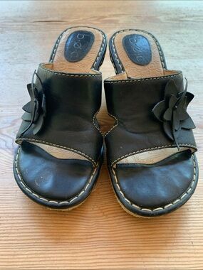B.o.c leather slide
